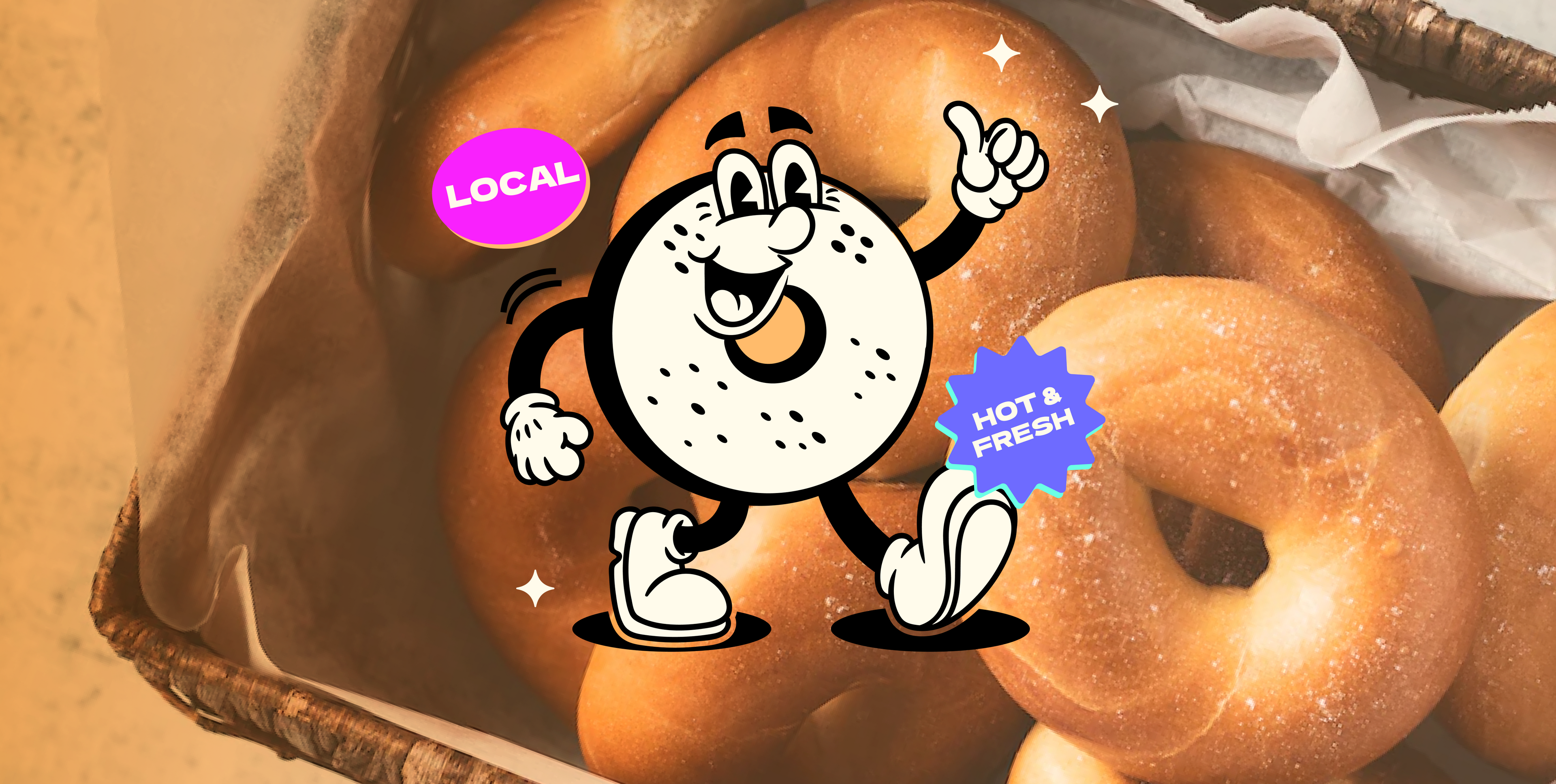 Bagel Boy Banner